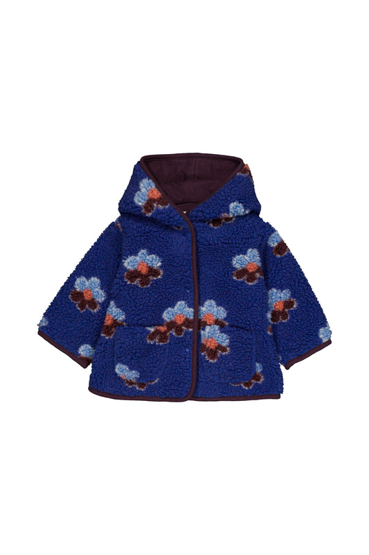 Poppy fleece coat Flower Storm