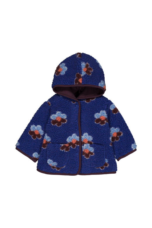 Poppy fleece coat Flower Storm - Le New Black