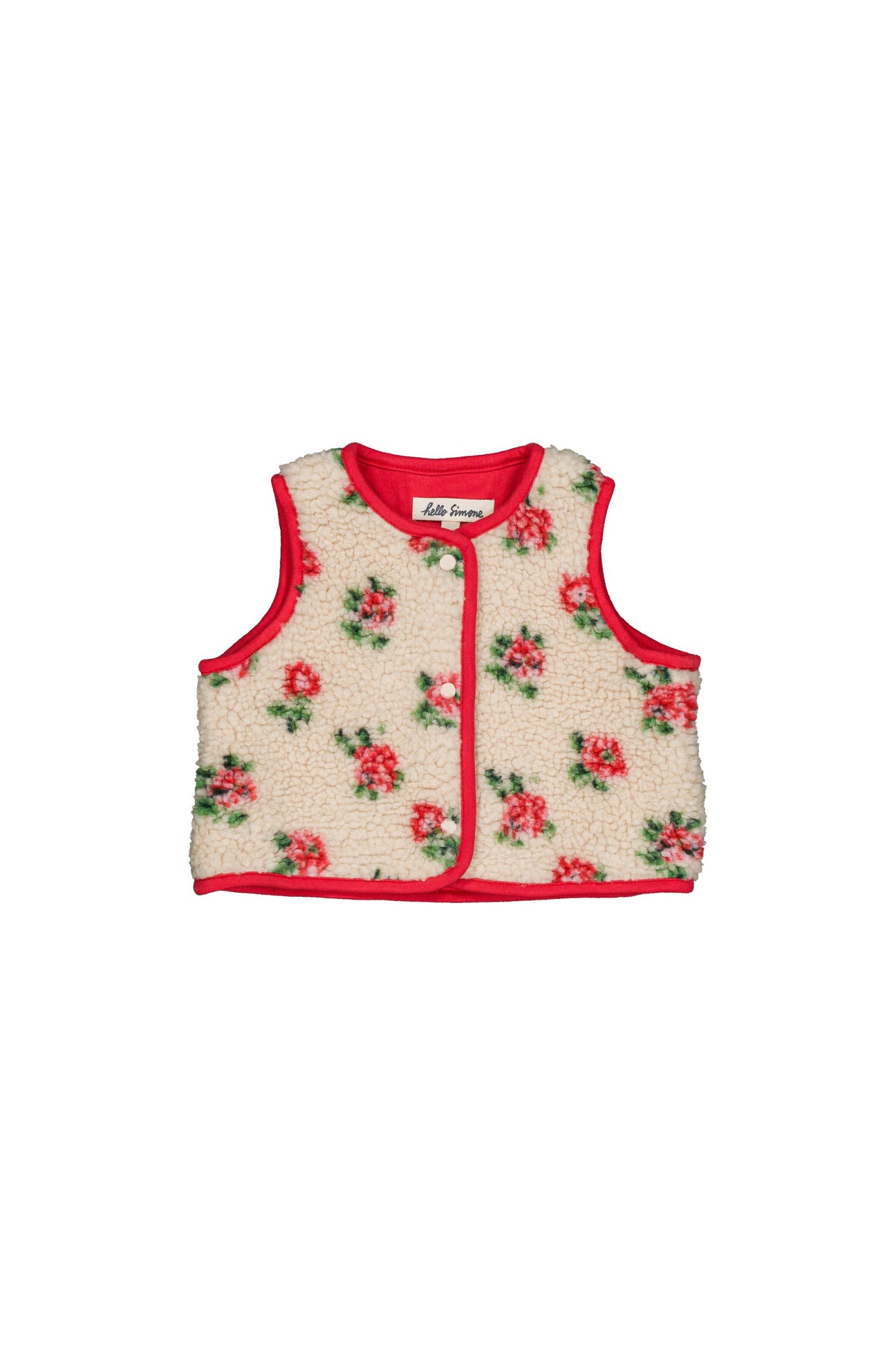 Gilet bébé sans manches en polaire Mira Romance