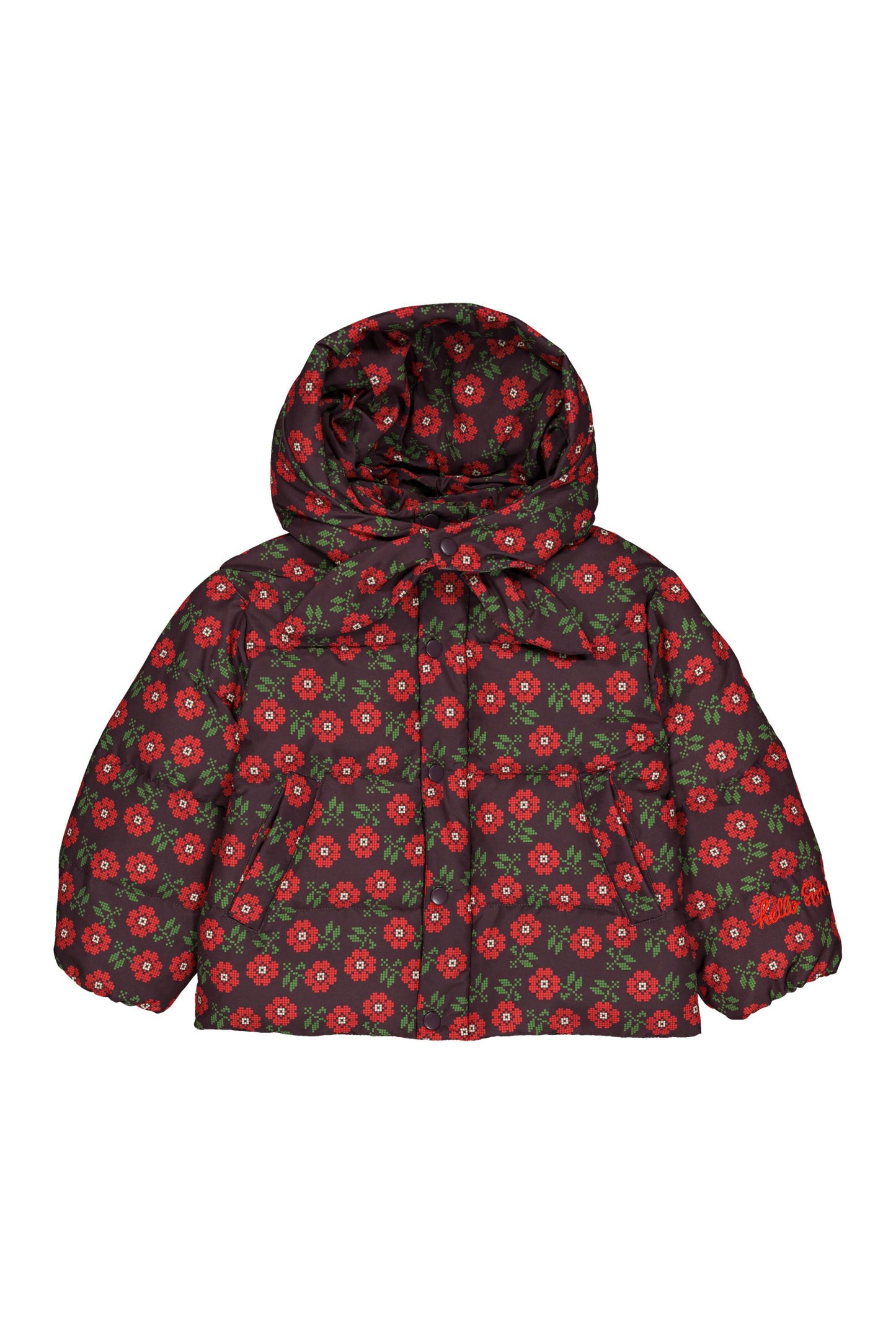 Alixa puffed jacket Poppy