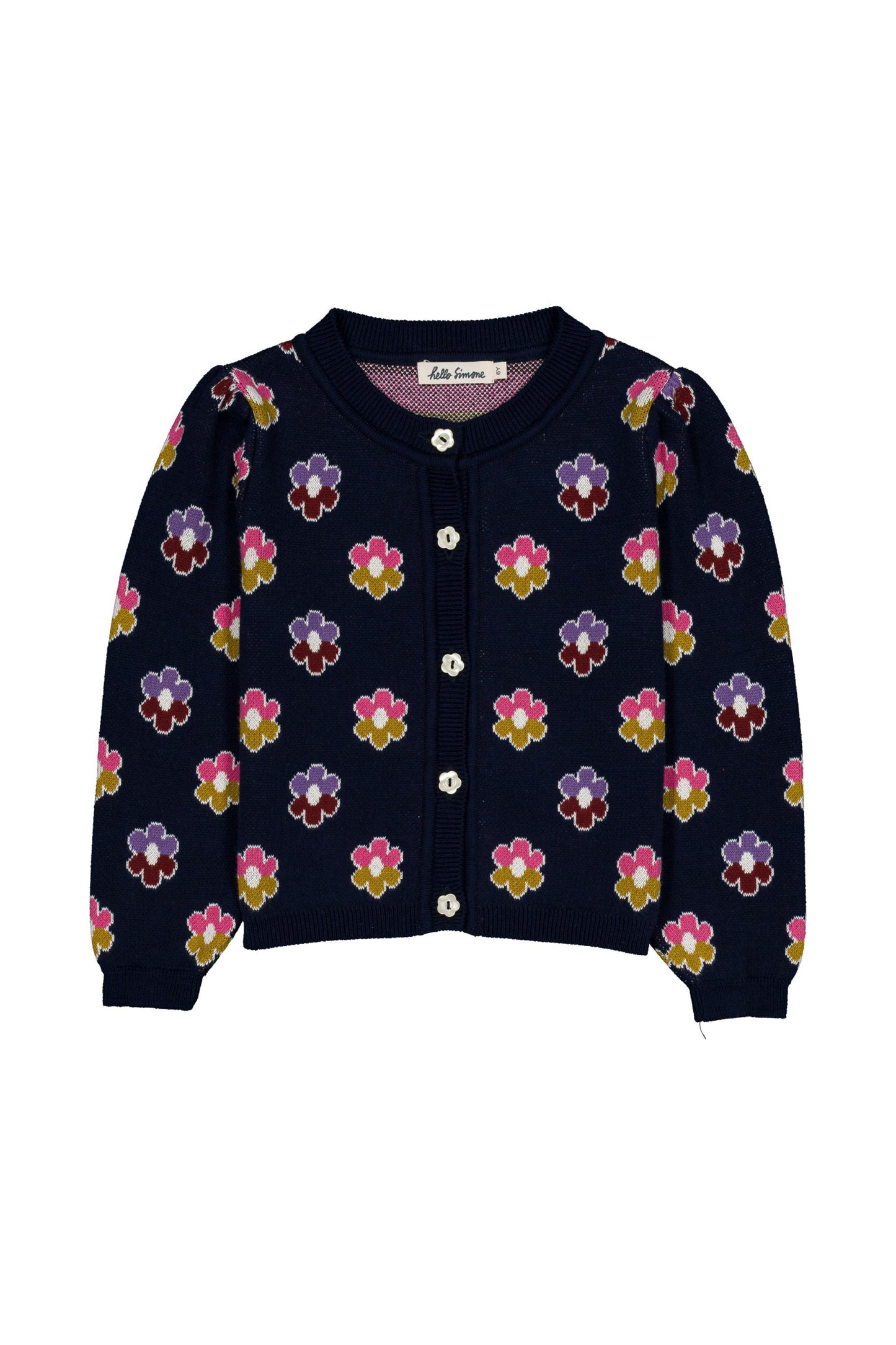 Cardigan Lison Rainbow Flower