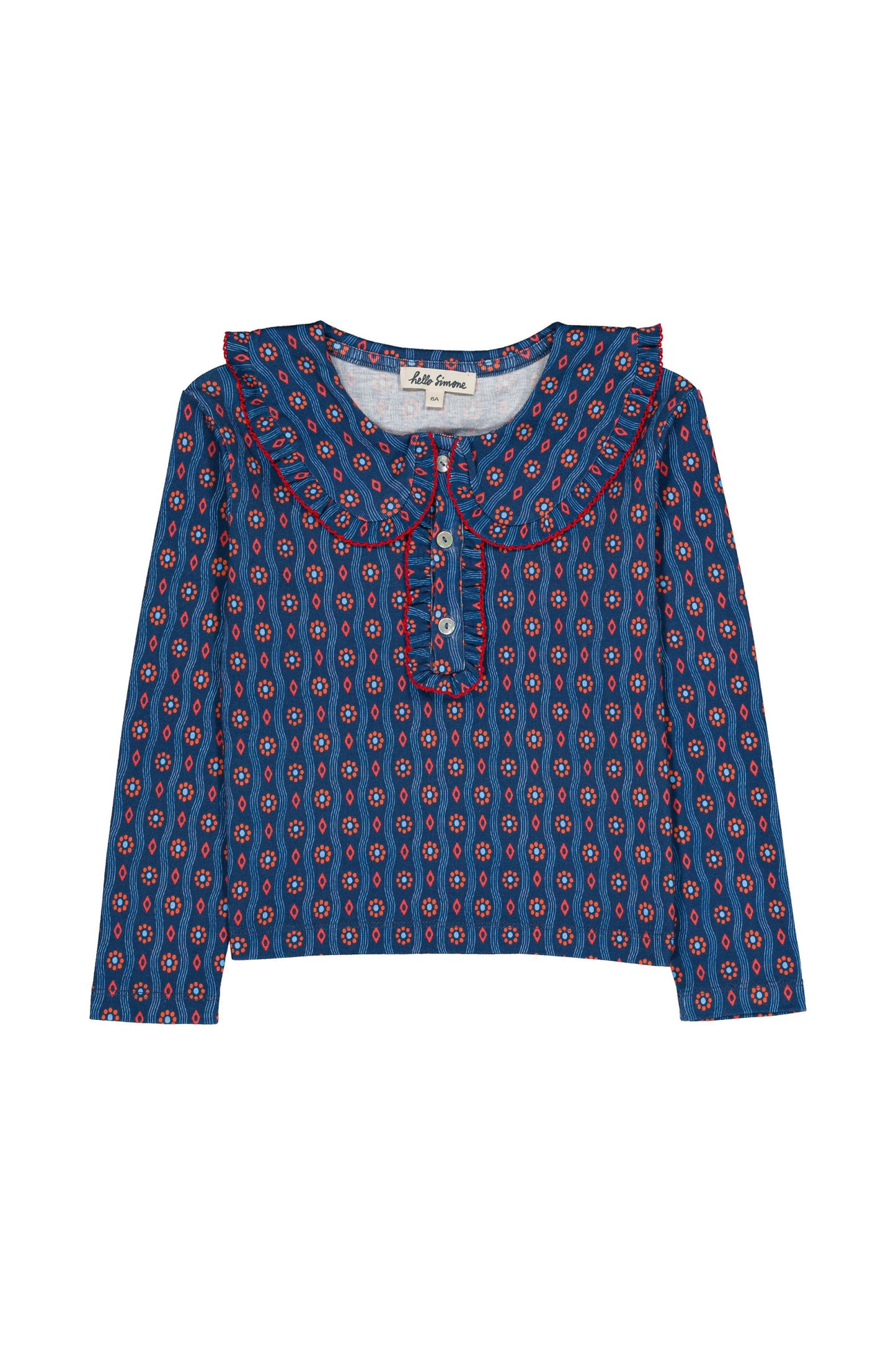 T-shirt Matou Wavy Navy