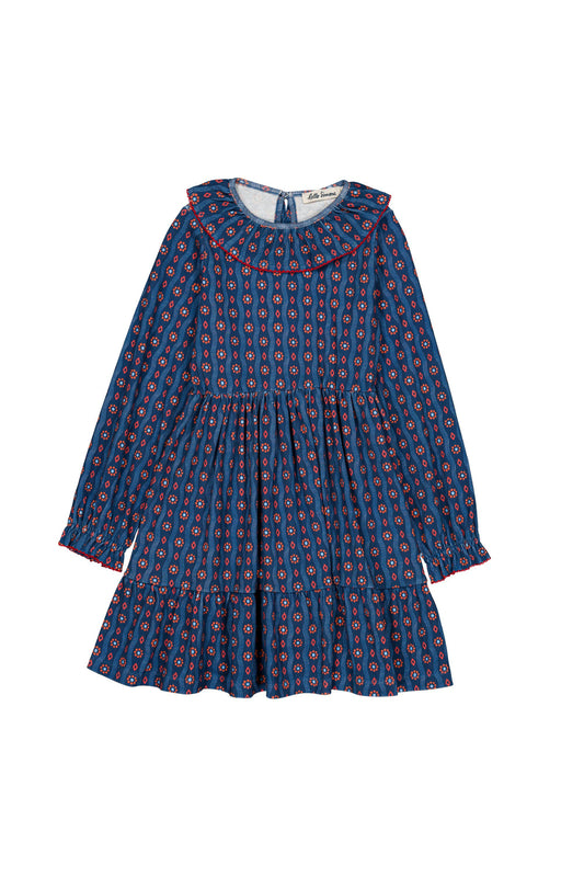 Alia dress Wavy Navy