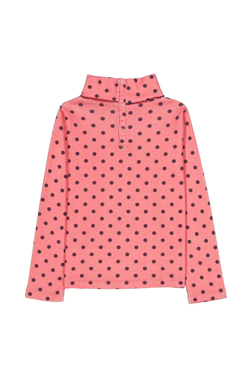 Twiggy turtleneck poppy dots - Le New Black