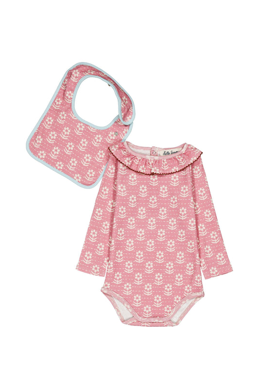 Pernilla baby set Snowdrop Rose