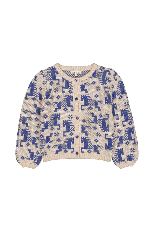 Lison cardigan Horses