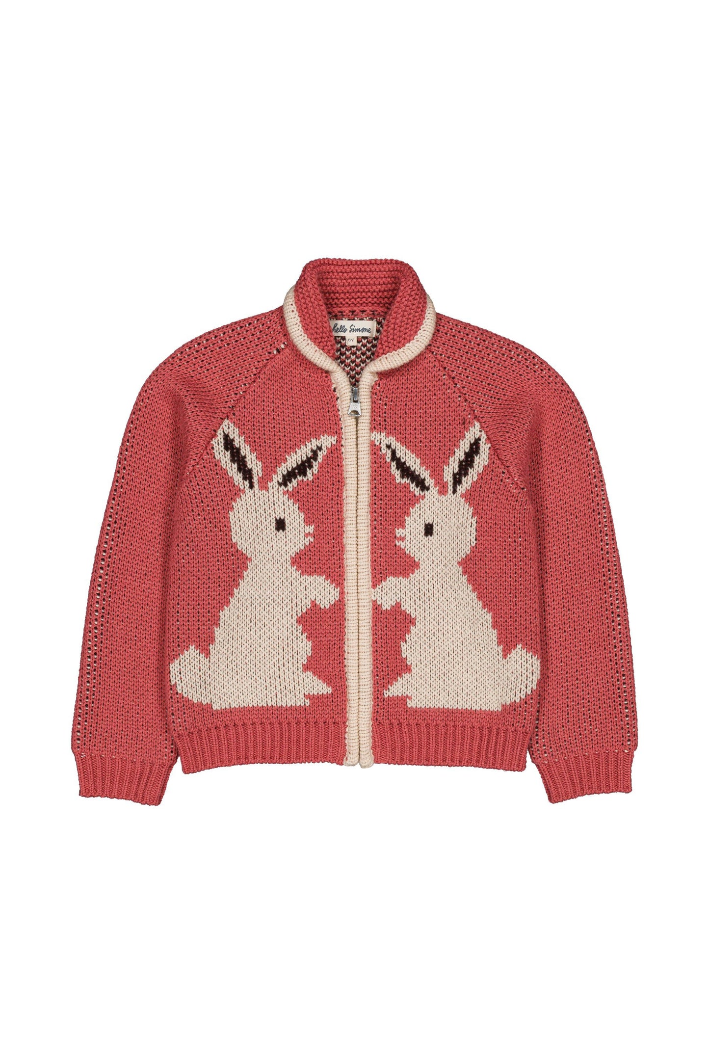Ziply cardigan Rabbit Rose
