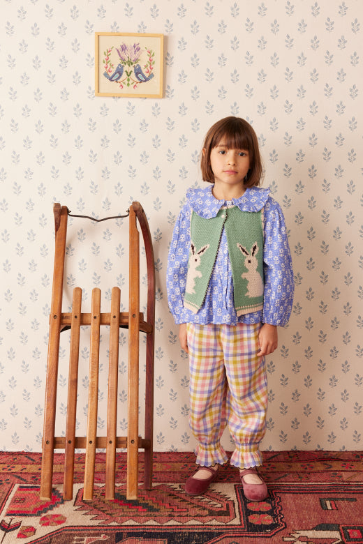 Penny vest rabbit aqua - Le New Black