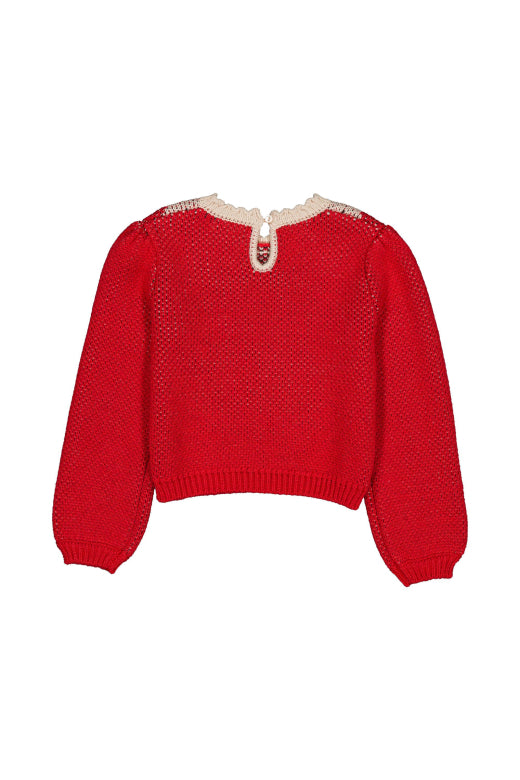 Cleophee sweater cherry - Le New Black