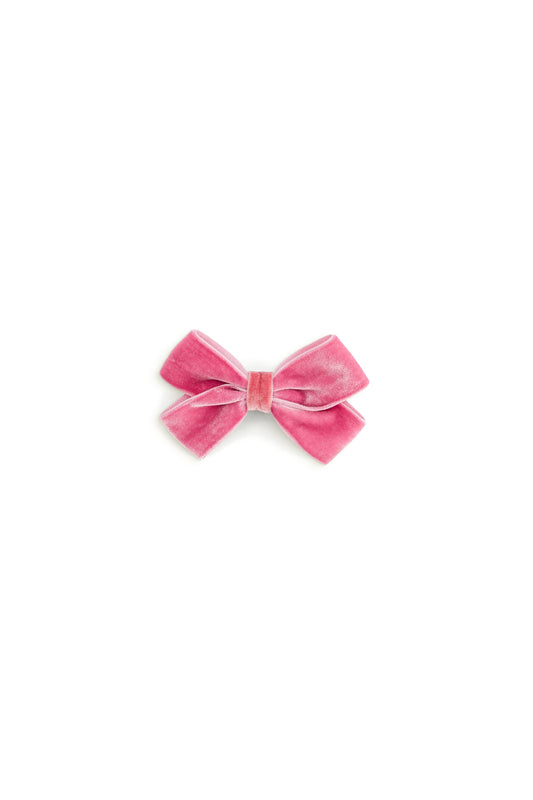 Barrette nœud Rose