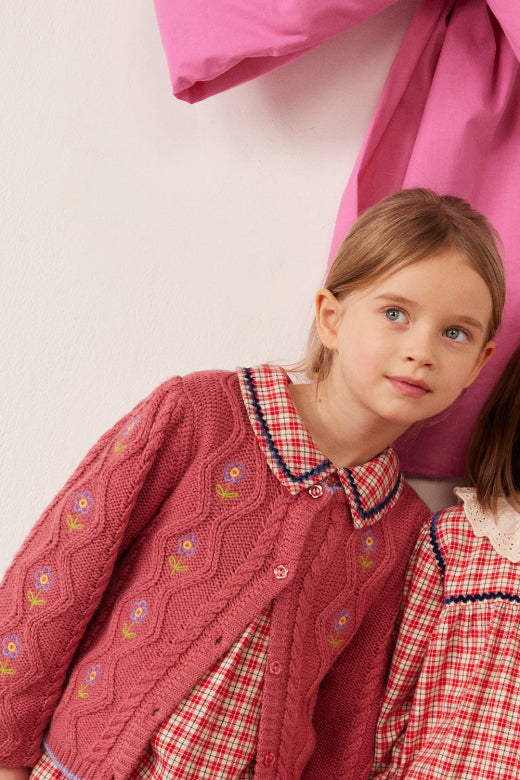 Paloma blouse check christmas - Le New Black