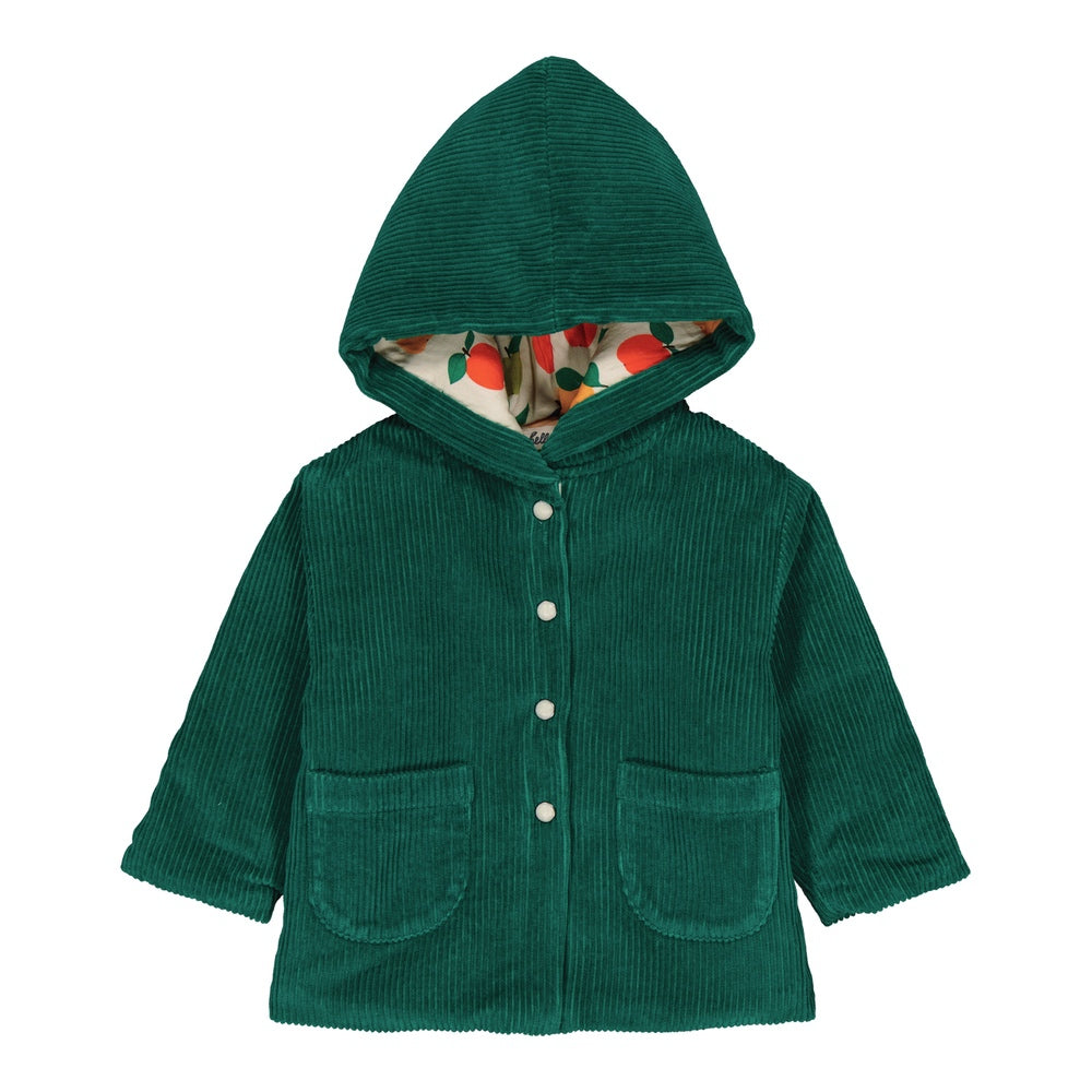 Flore baby coat Green