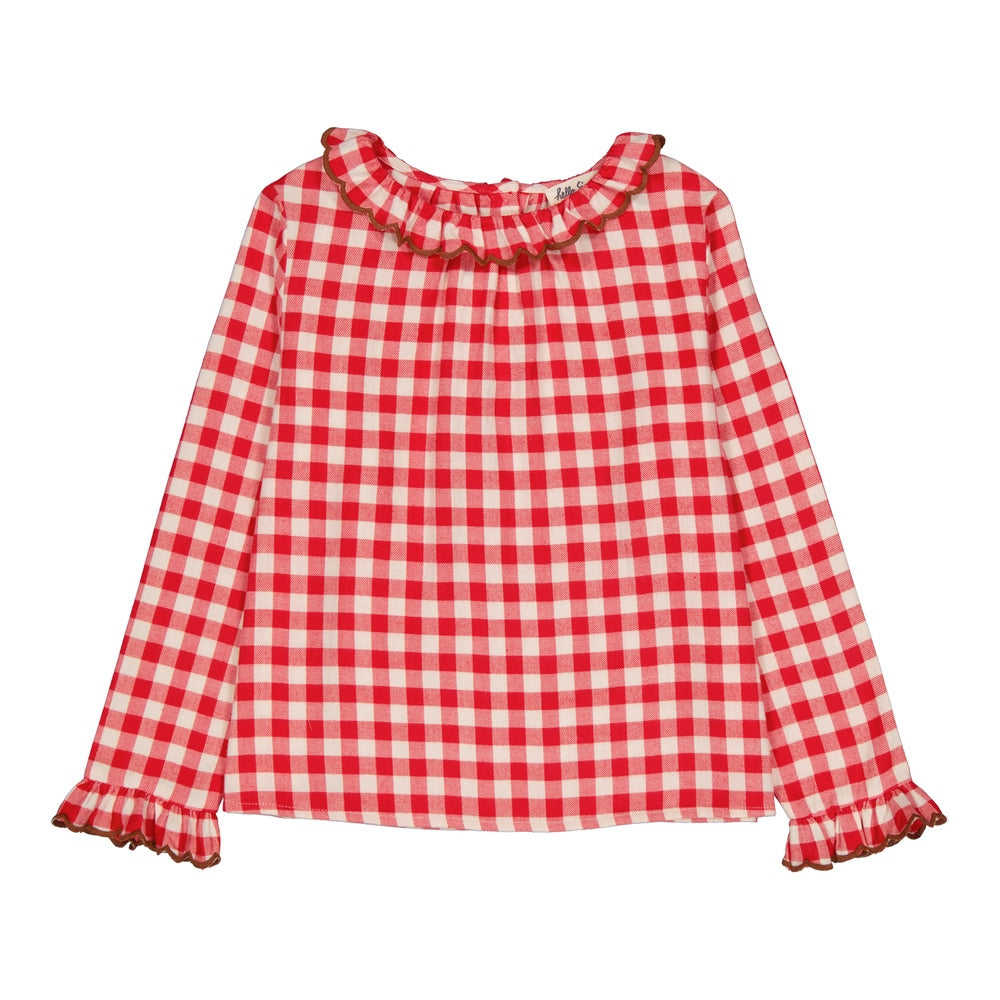Juliette blouse Check Red
