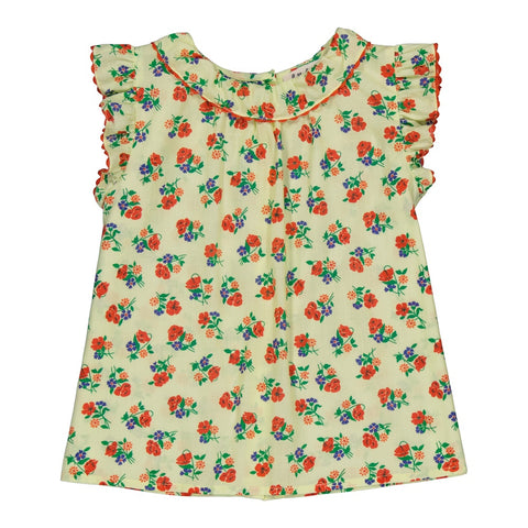 Ada Baby Blouse Coquelicot